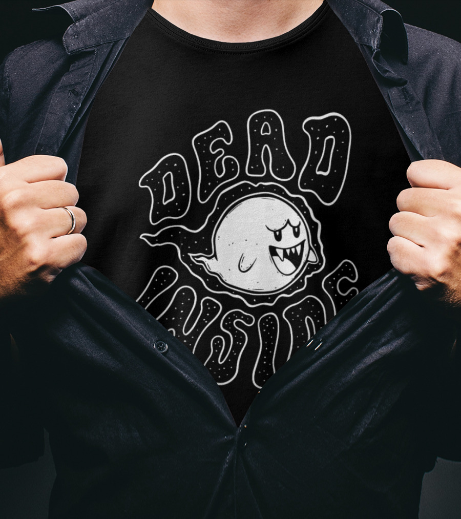 Dead Inside Horror Spooky Ghost T-Shirt