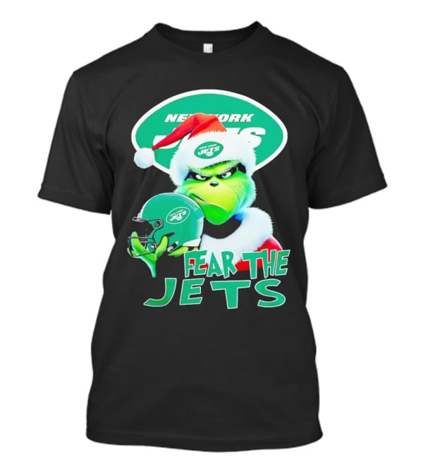 New York Jets Grinch Fear The Jets Christmas T-Shirt