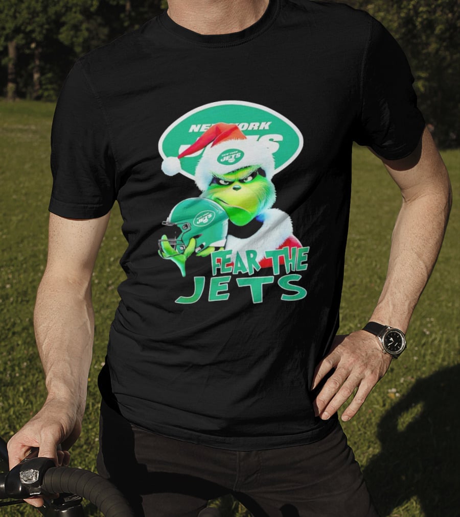 New York Jets Grinch Fear The Jets Christmas T-Shirt
