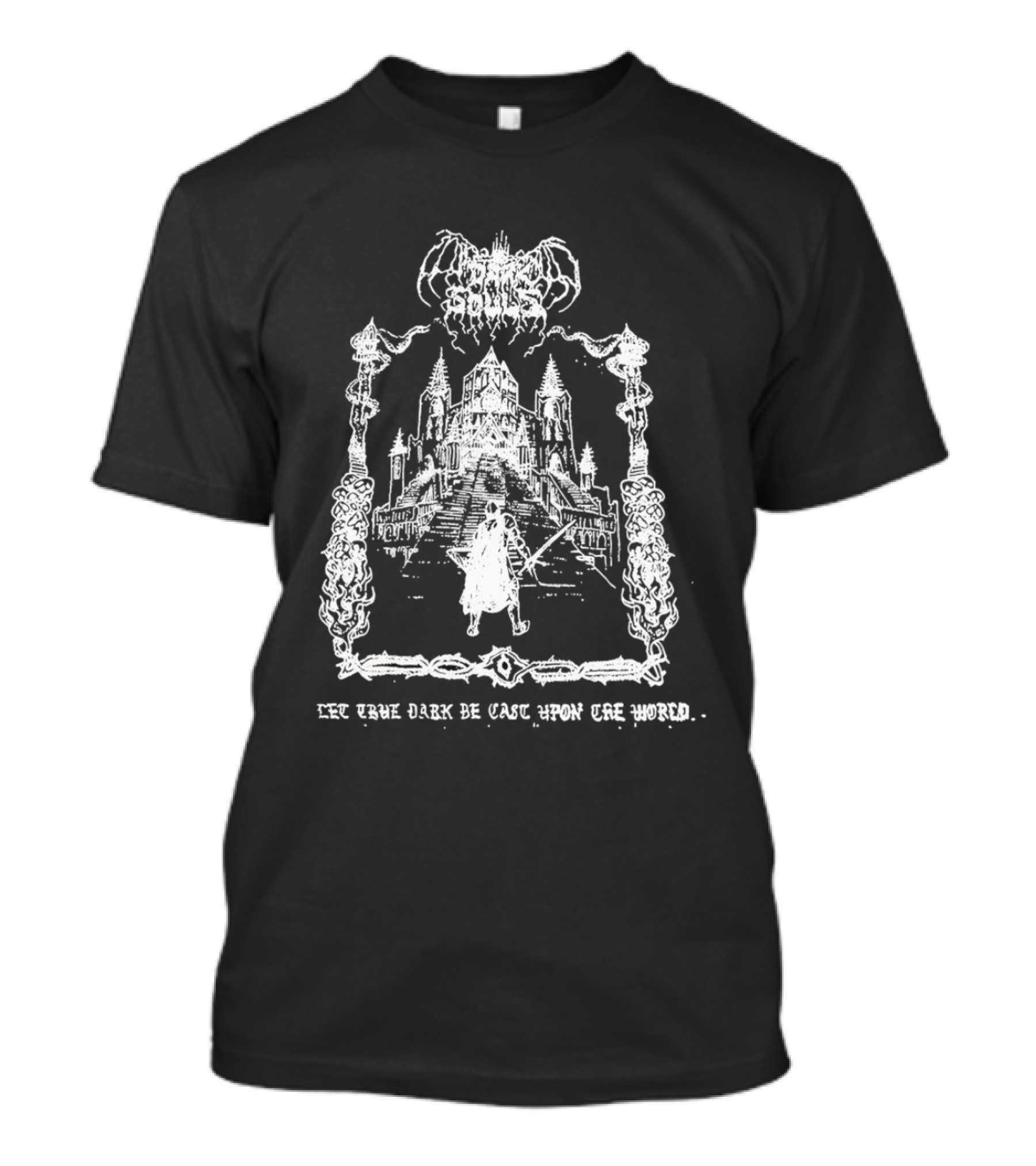 Burzum Let The True Dark Be Cast Upon The World Castle Scene T-Shirt