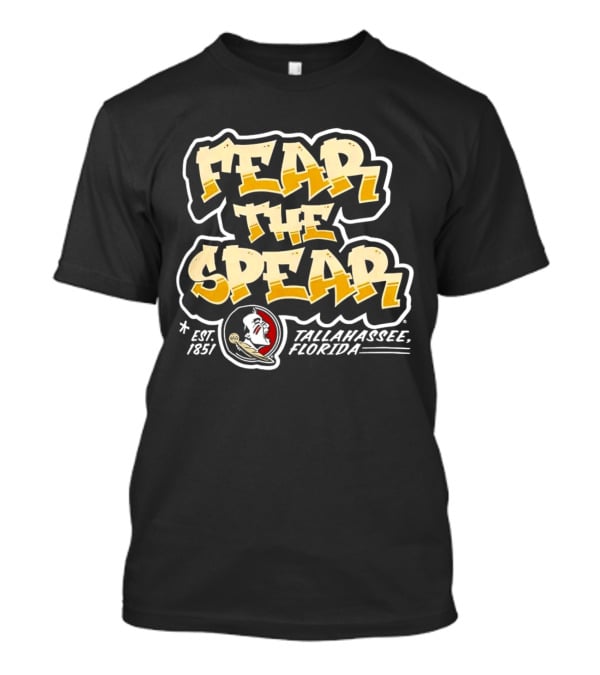 Fear The Spear Tallahassee Florida Est. 1851 T-Shirt