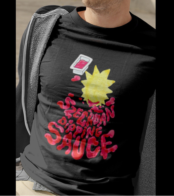 Rick And Morty Szechuan Dipping Sauce Melting Face T-Shirt