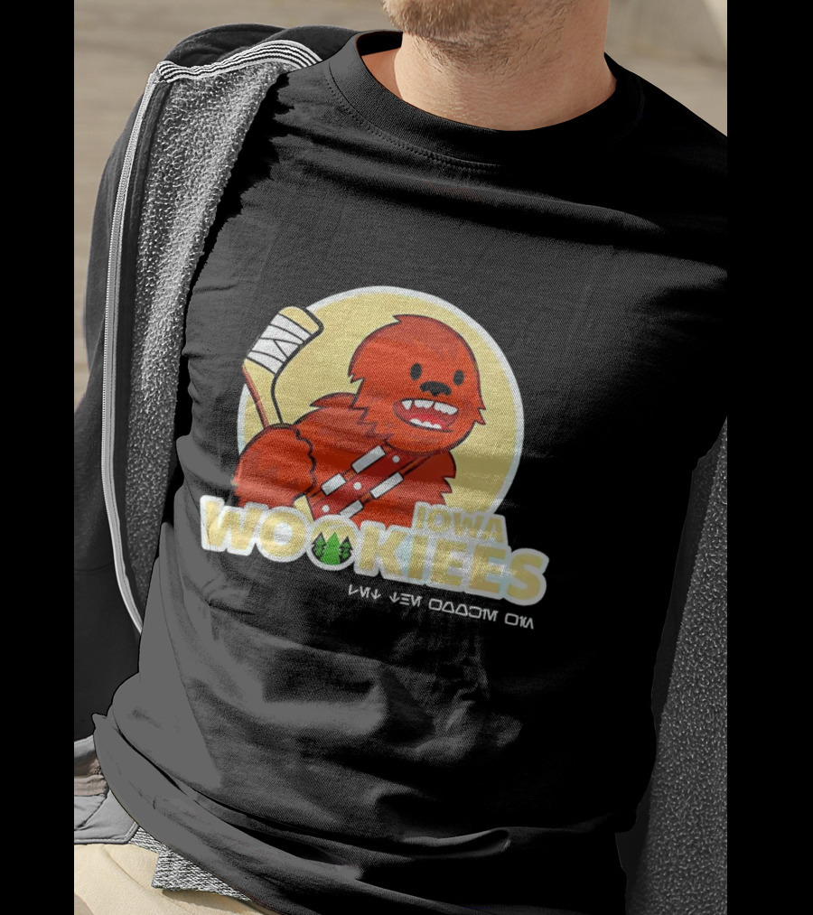 Iowa Wookiees Hockey Team Chewbacca Inspired Sports T-Shirt