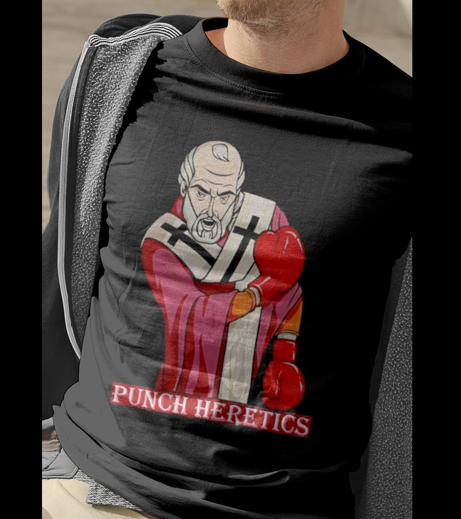 Punch Heretics Boxing Bishop Iconic T-Shirt
