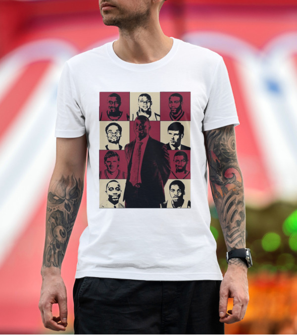 Premium T-Shirt: Boston College Basketball the Eras Tour Historic Players Collage T-Shirt Boston College Basketball the Eras Tour Historic Players Collage T-Shirt