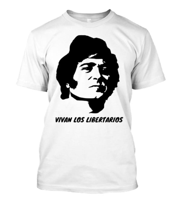 Javier Milei Vivan Los Libertarios Argentina Libertarian Movement T-Shirt