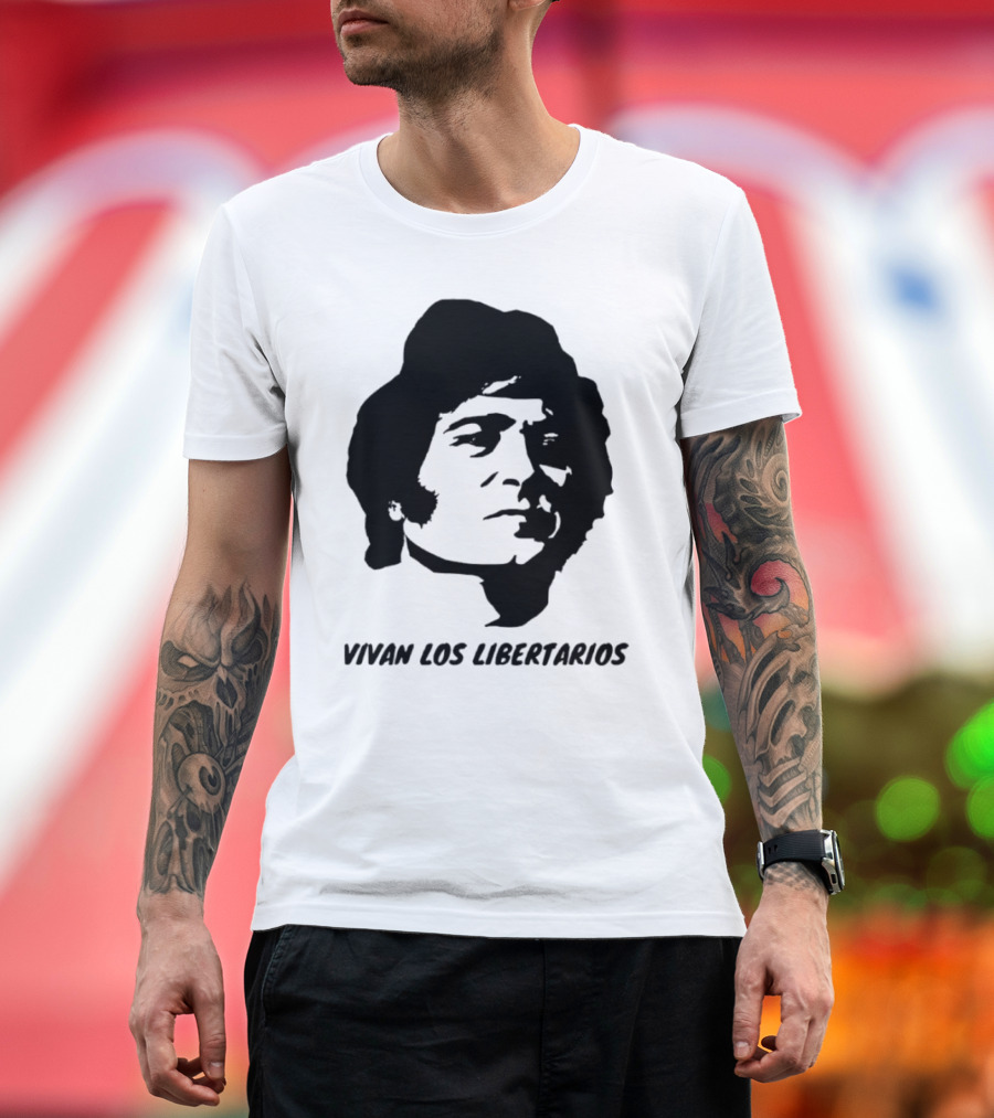 Javier Milei Vivan Los Libertarios Argentina Libertarian Movement T-Shirt