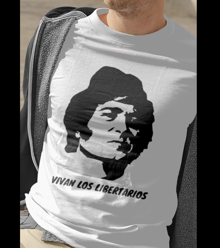 Javier Milei Vivan Los Libertarios Argentina Libertarian Movement T-Shirt