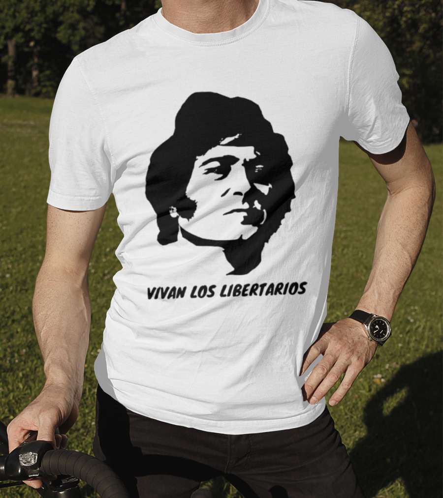 Javier Milei Vivan Los Libertarios Argentina Libertarian Movement T-Shirt