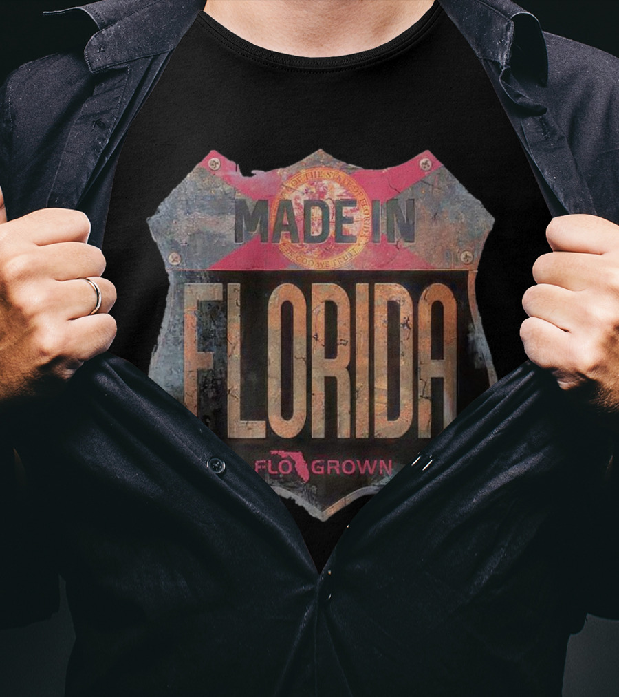 Made In Florida Flo Grown Badge T-Shirt