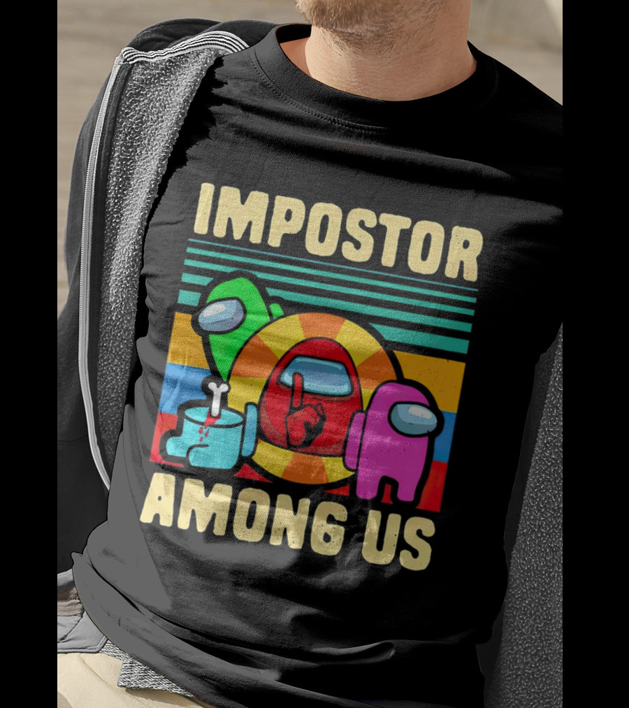 IMPOSTOR AMONG US Retro Crewmate T-Shirt