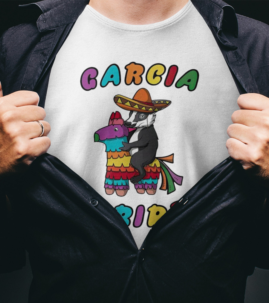 Garcia Pride Piñata Sombrero Rainbow Colors T-Shirt