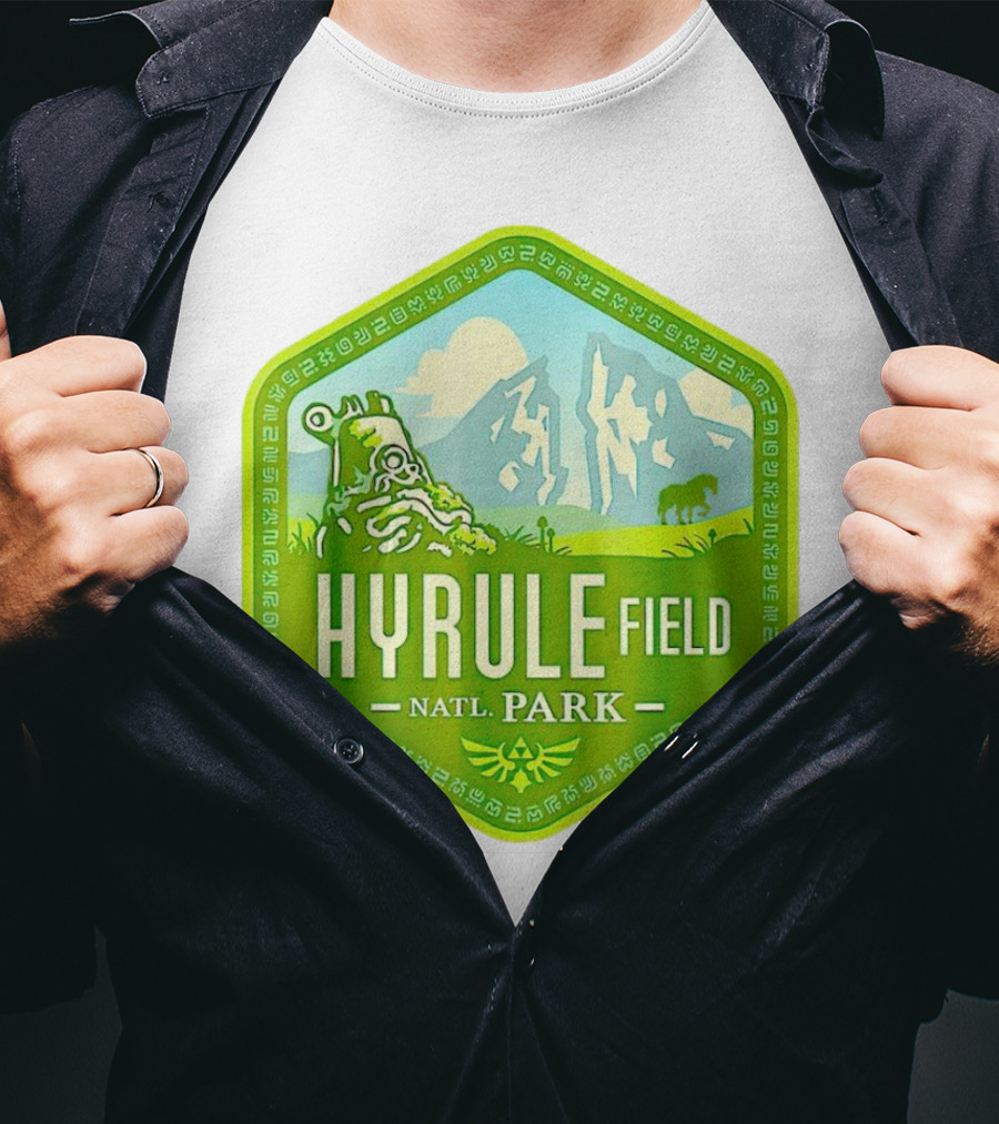 Hiking Wanderlust Hyrule Field National Park T-Shirt