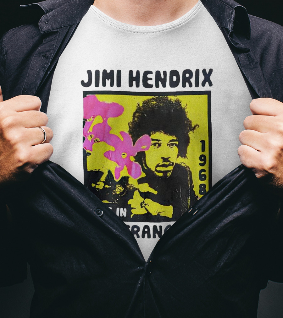 Jimi Hendrix Live In San Francisco 1968 T-Shirt
