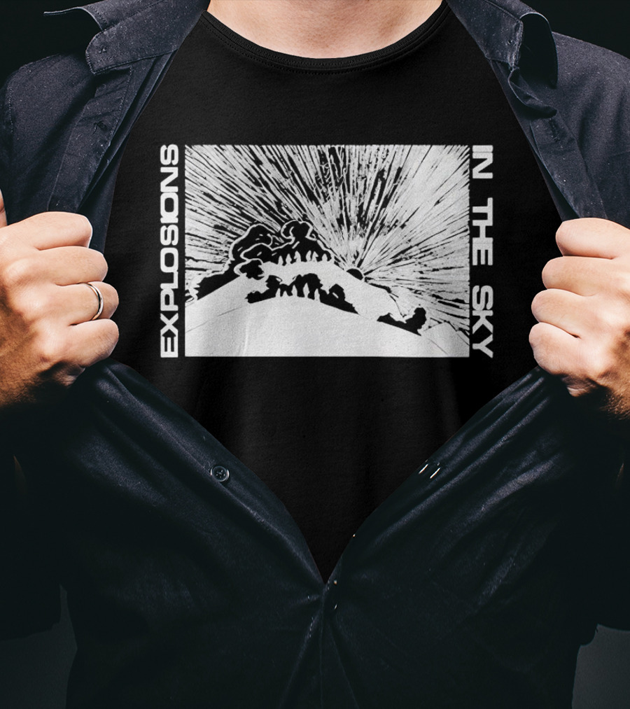 Explosions In The Sky Sunrise Mountain Burst T-Shirt