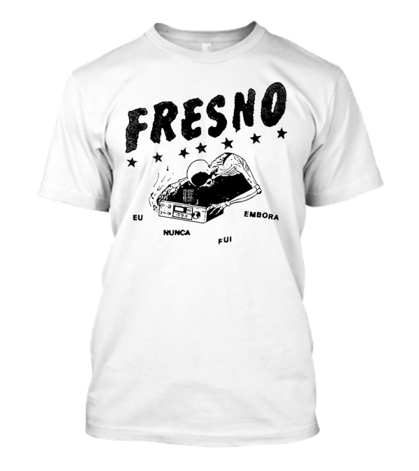 Fresno Eu Nunca Fui Embora Skeleton Cassette Stars T-Shirt