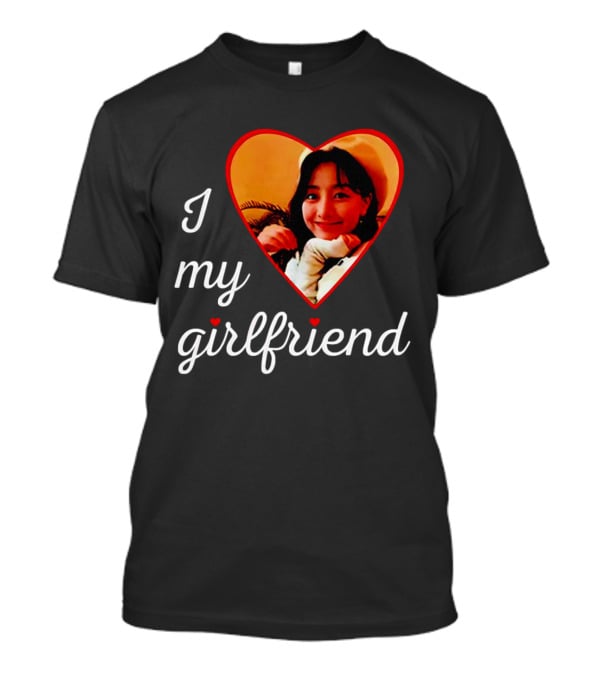 I Love My Girlfriend Jihyo Heart Photo T-Shirt