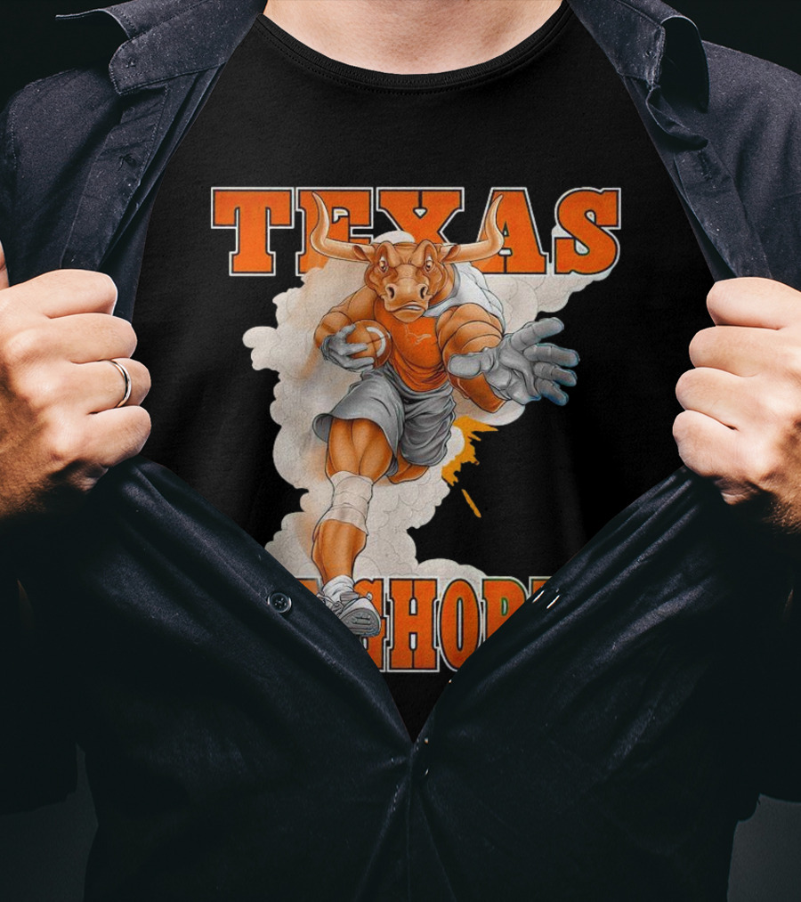 Texas Longhorns Mascot Charging Forward T-Shirt