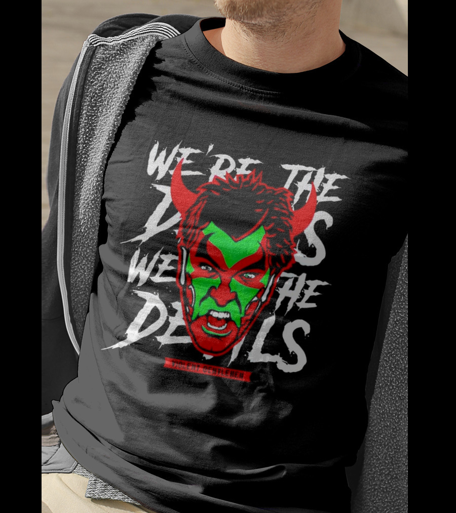 Violent Gentlemen We're The Devils Masked Face With Horns T-Shirt