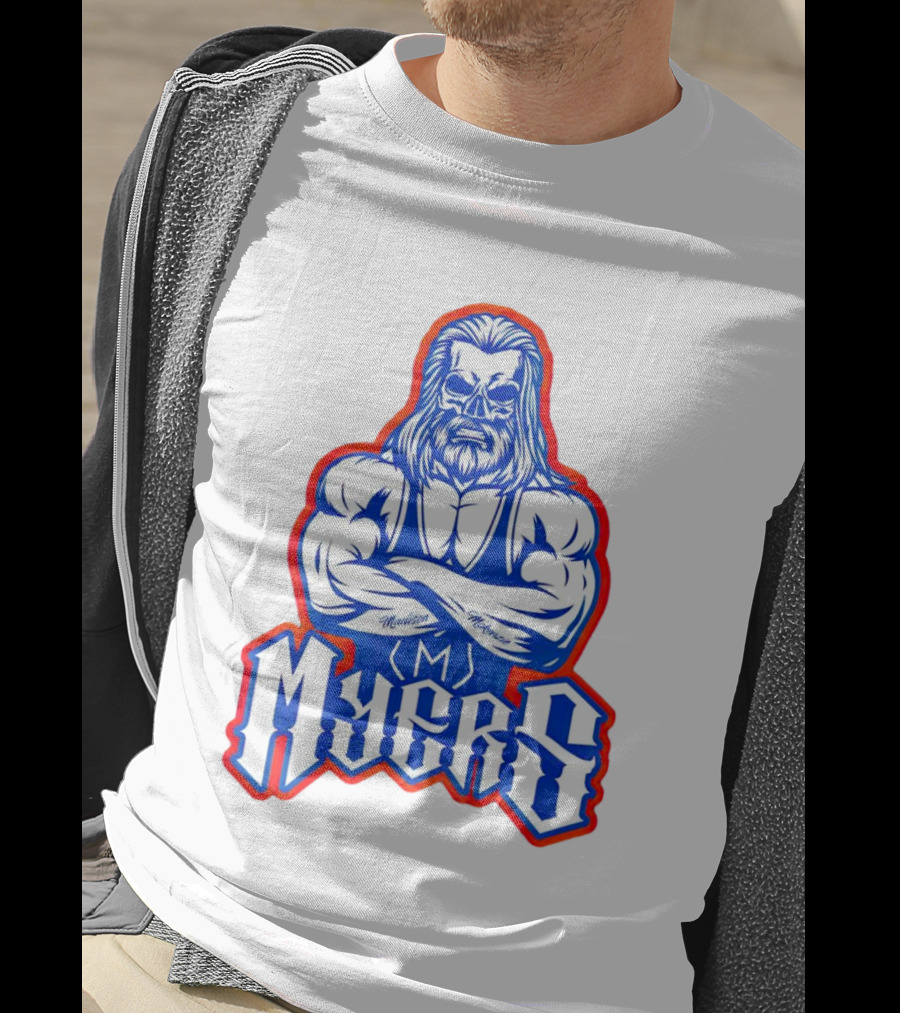 Brian Myers Skull Muscular Icon M Tattoo T-Shirt