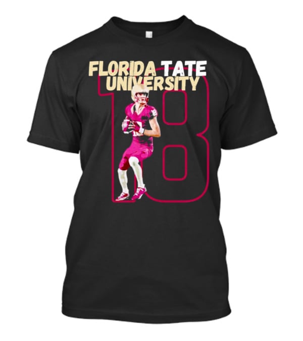 Florida Tate University Football 18 Hopkins Player Action T-Shirt