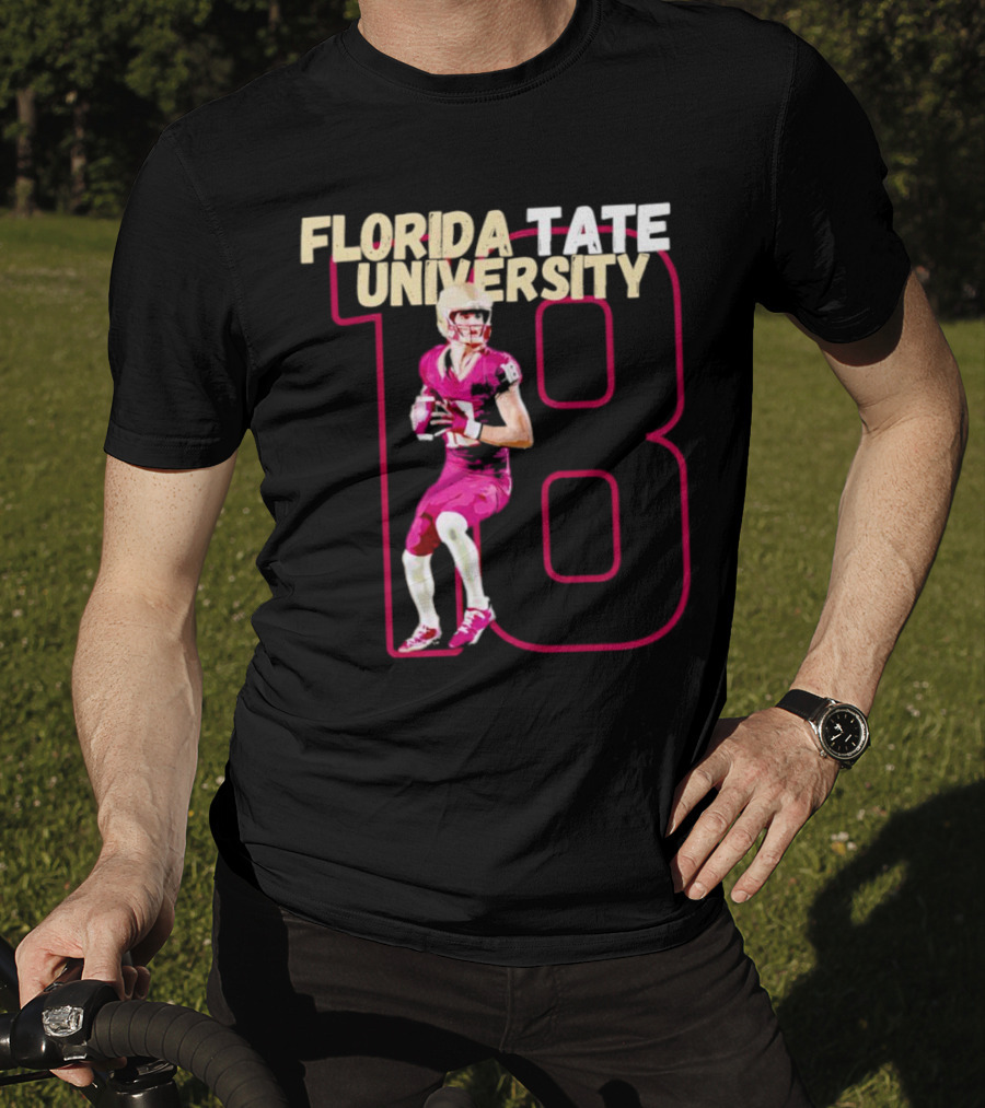 Florida Tate University Football 18 Hopkins Player Action T-Shirt