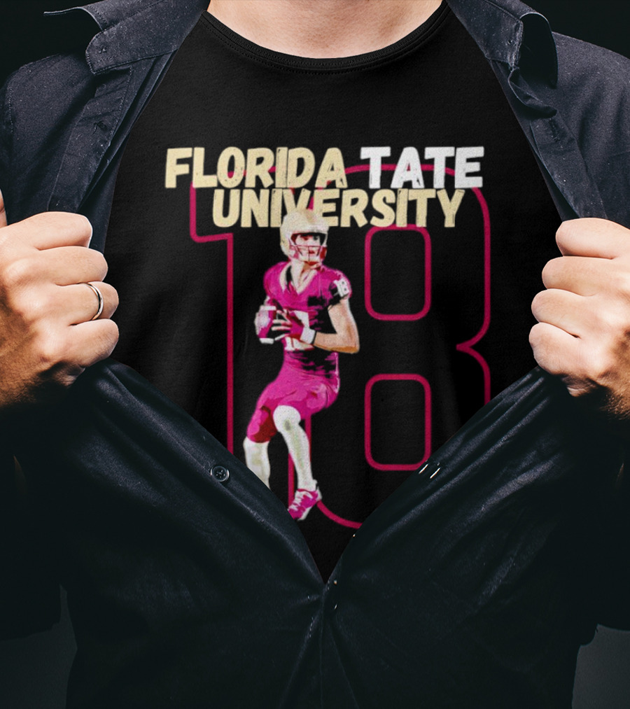 Florida Tate University Football 18 Hopkins Player Action T-Shirt