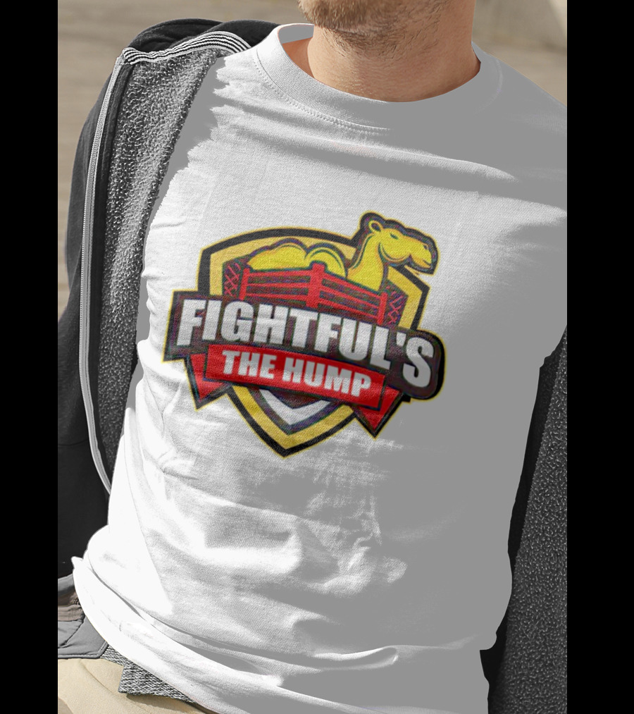 Fightful's The Hump Wrestling Camel Badge T-Shirt