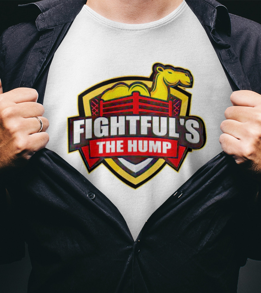 Fightful's The Hump Wrestling Camel Badge T-Shirt