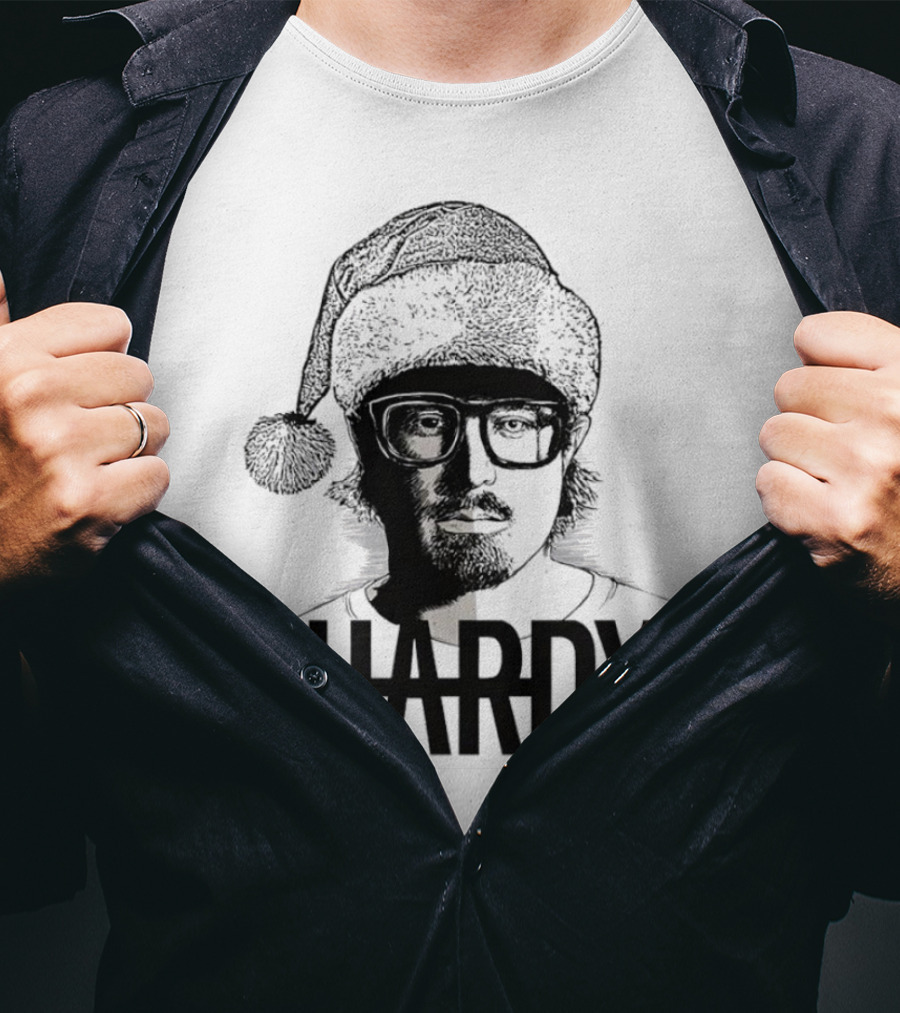 HARDY Santa Hat Christmas T-Shirt