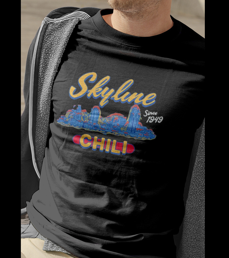 Skyline Chili Since 1949 Chili Town Skyline T-Shirt