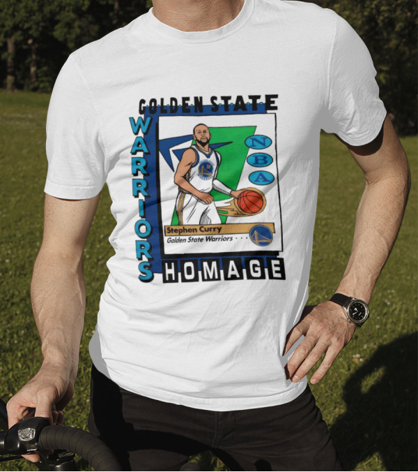 Golden State Warriors Stephen Curry NBA Homage T-Shirt