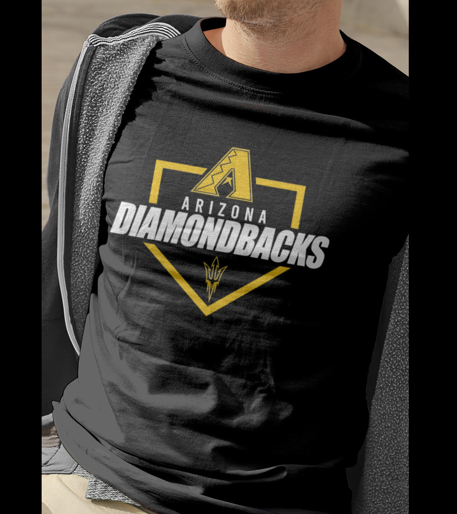 Arizona State University Night Arizona Diamondbacks T-Shirt