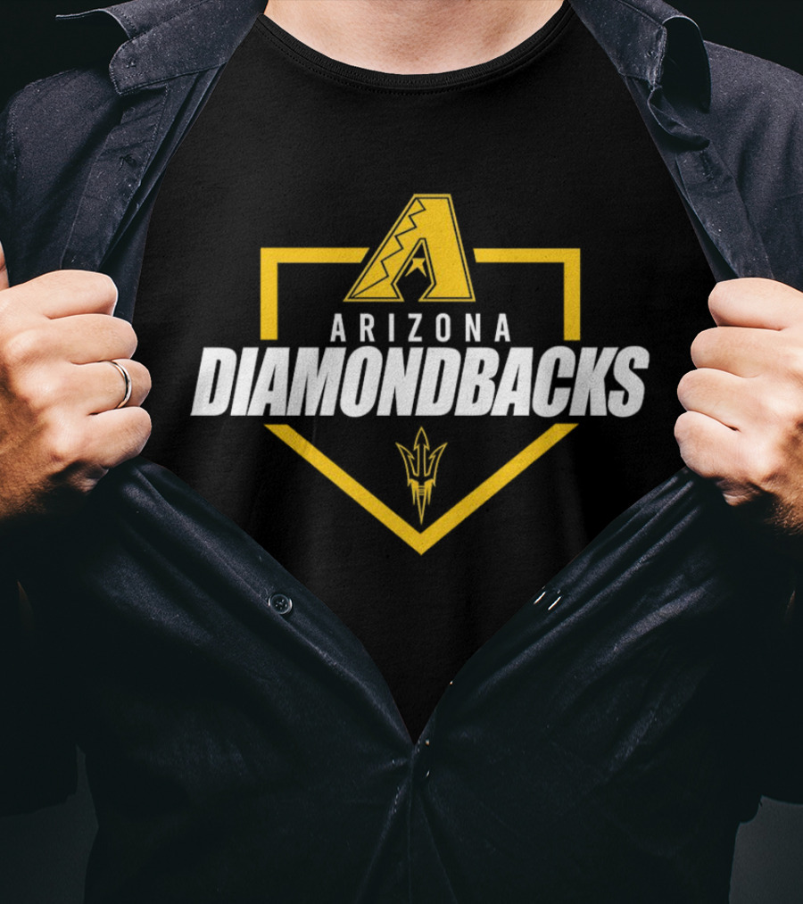 Arizona State University Night Arizona Diamondbacks T-Shirt
