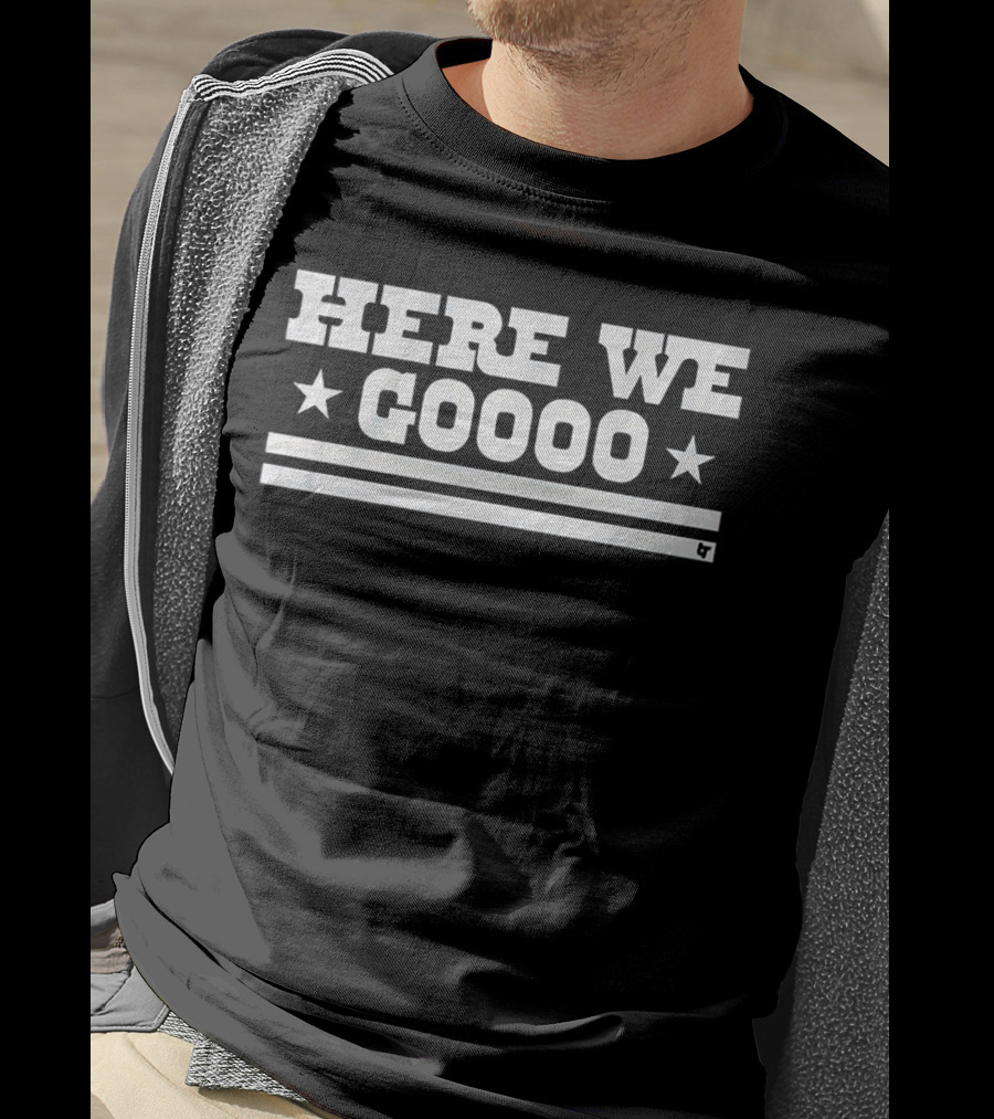 Here We Goooo Dallas Cowboys Stars Stripes T-Shirt