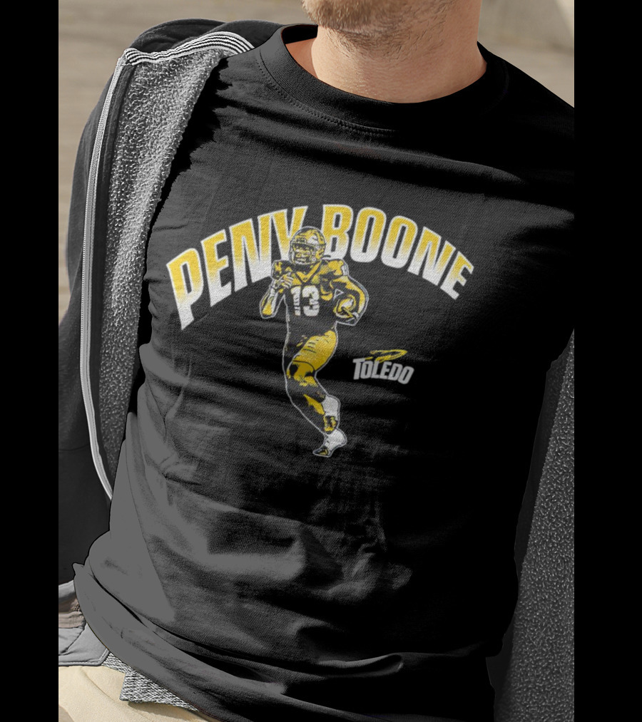 Peny Boone 13 Toledo Rockets Football T-Shirt