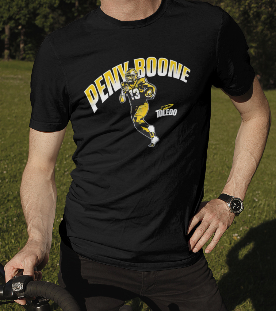 Peny Boone 13 Toledo Rockets Football T-Shirt