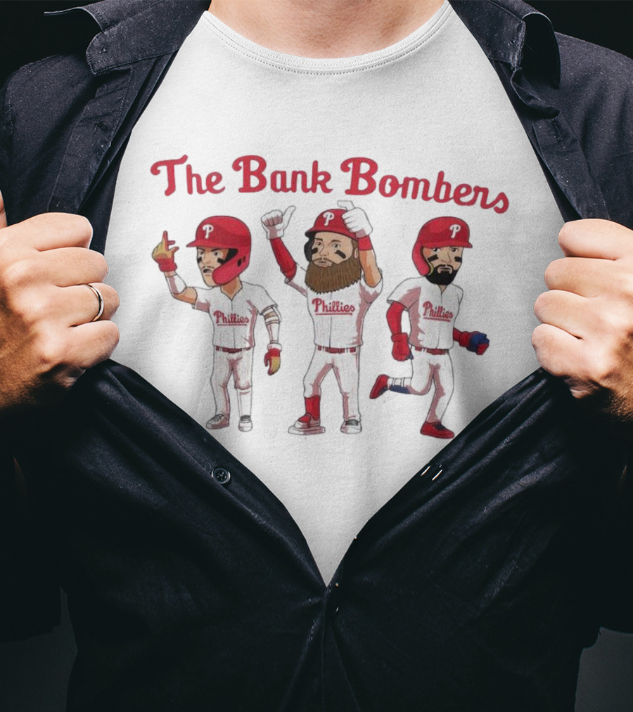 The Bank Bombers Phillies Bryce Harper T-Shirt