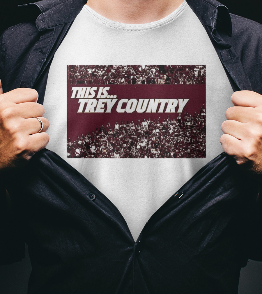 This Is Trey Benson Country Football Fan Crowd Scene T-Shirt