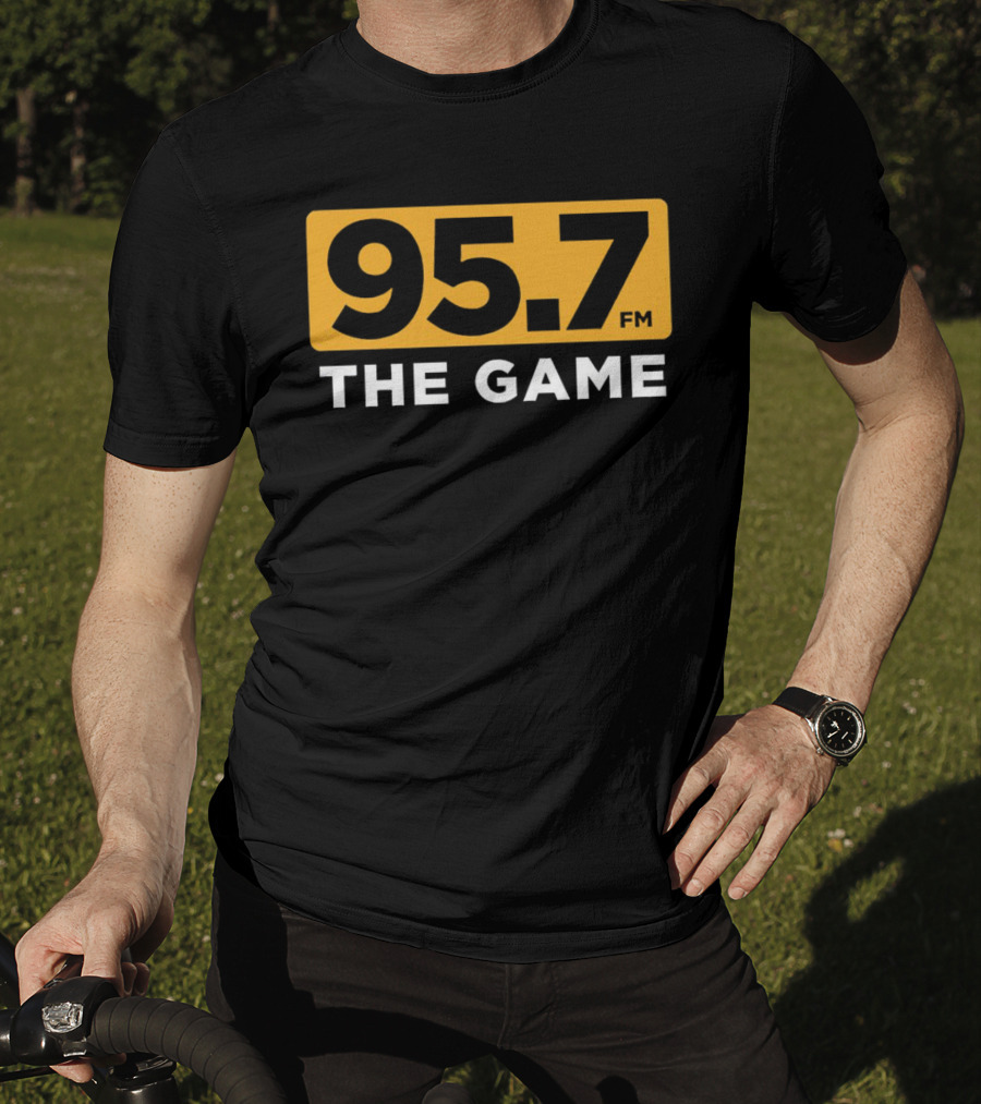 95.7 FM The Game Radio Station T-Shirt