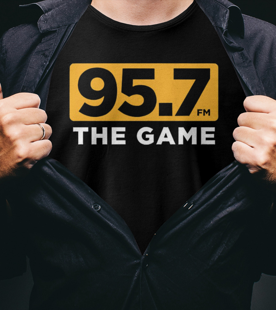 95.7 FM The Game Radio Station T-Shirt