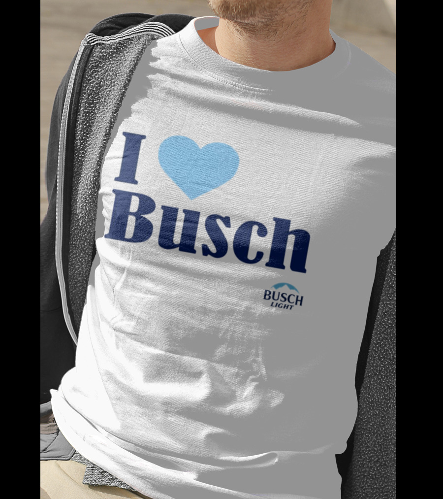 I Love Busch Light Busch Heart T-Shirt