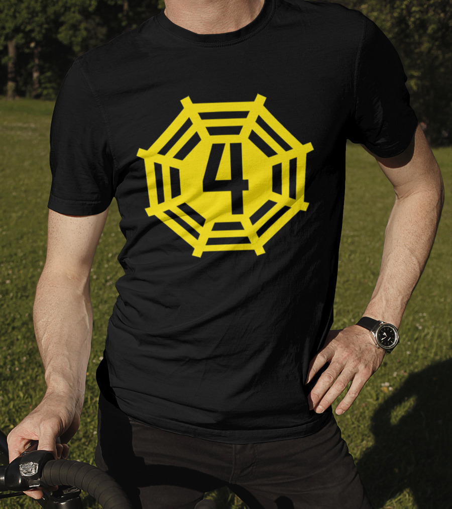 Oregon Ducks Football Number 4 Spence Dharma Initiative T-Shirt