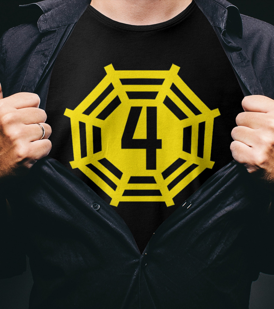 Oregon Ducks Football Number 4 Spence Dharma Initiative T-Shirt