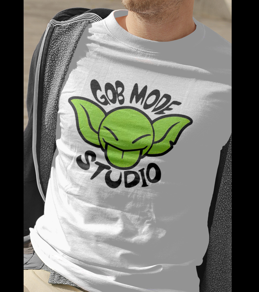 Gob Mode Studio Green Goblin Cartoon Face T-Shirt