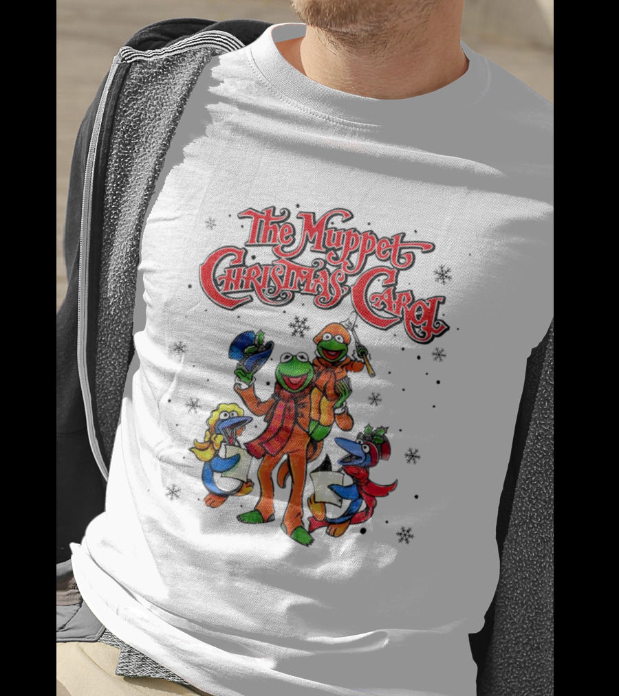 The Muppet Christmas Carol Kermit And Friends Festive T-Shirt