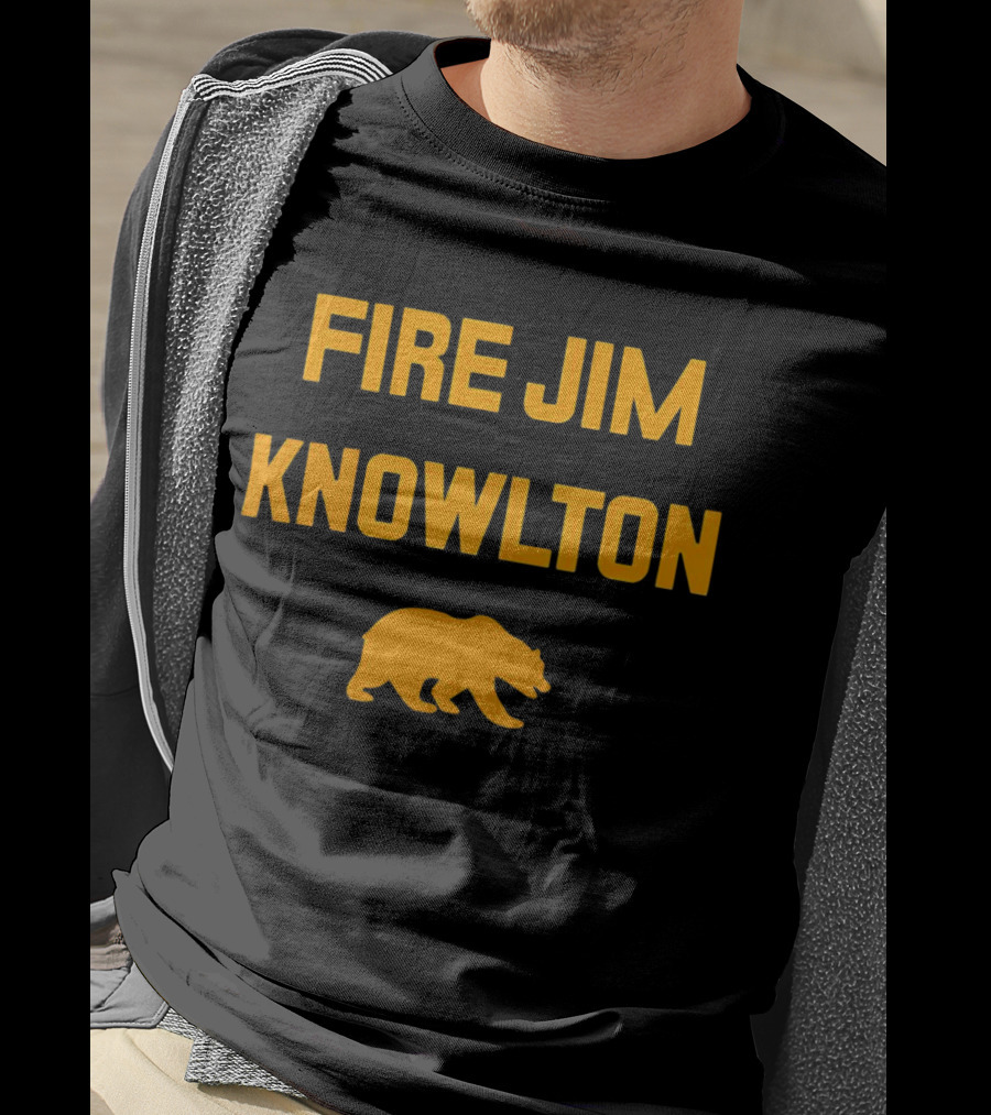 California Golden Bears Fire Jim Knowlton Bear T-Shirt
