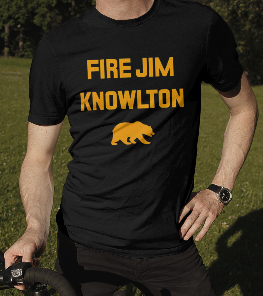 California Golden Bears Fire Jim Knowlton Bear T-Shirt