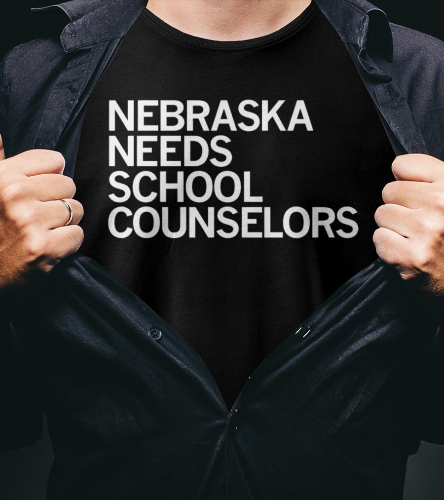 Nebraska Needs School Counselors T-Shirt