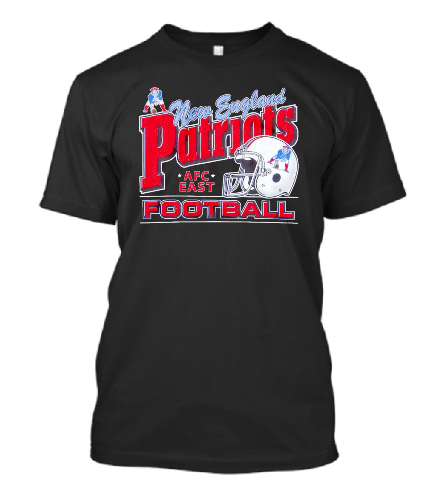 New England Patriots AFC East Football Helmet T-Shirt